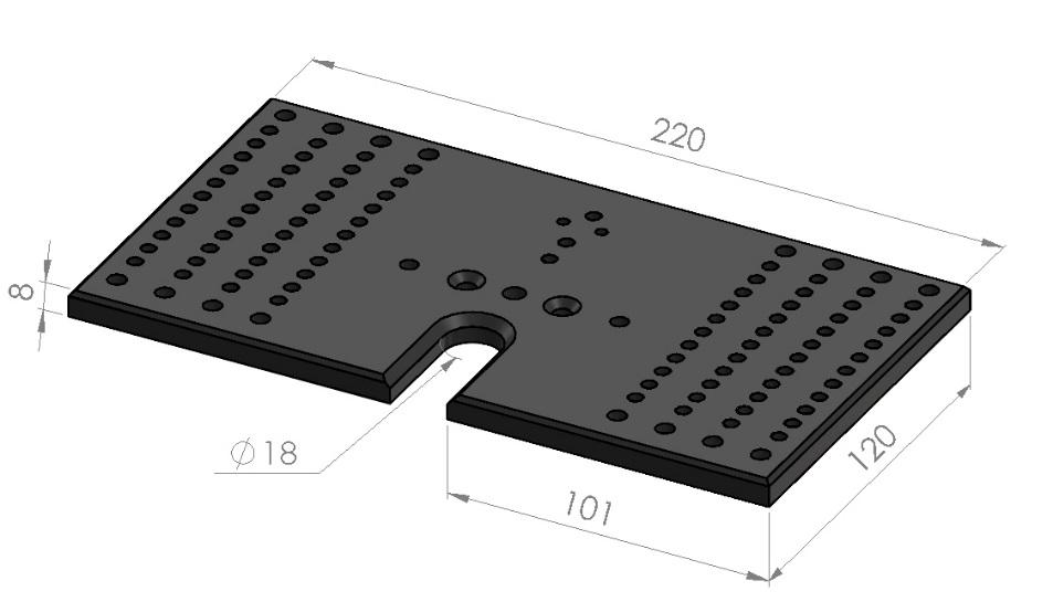 Adapterplatte gro�
