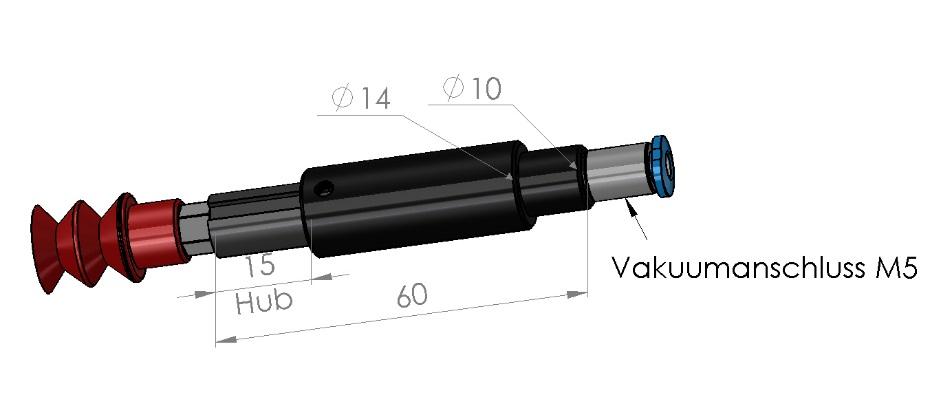 Vakuum-Teleskopeinheit Gr. 1