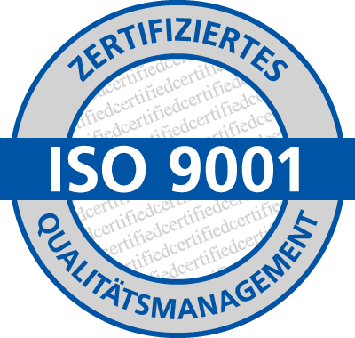 ISO 9001 zertifiziert